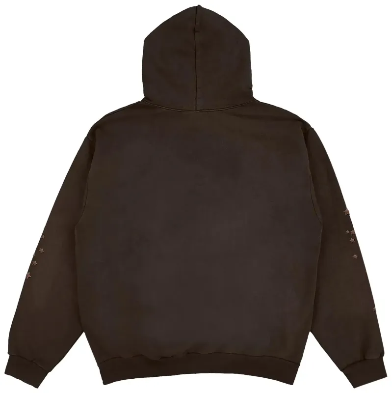 Travis Scott CJ x Sp5der Days Before Rodeo Hoodie Brown
