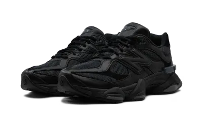 New Balance 9060 Triple Black Leather