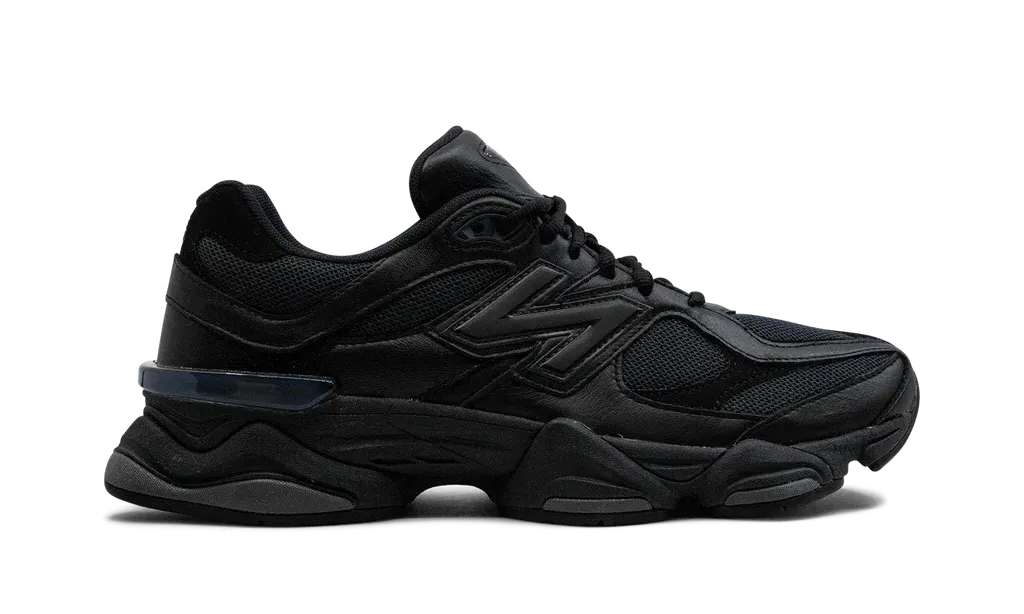 New Balance 9060 Triple Black Leather