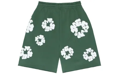 Denim Tears The Cotton Wreath Shorts Green