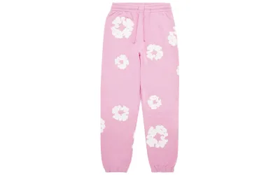 Denim Tears The Cotton Wreath Sweatpants Pink