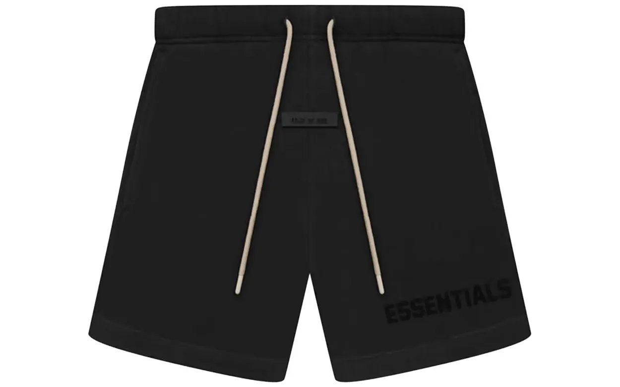 Fear of God Essentials Jet Black Sweatshort