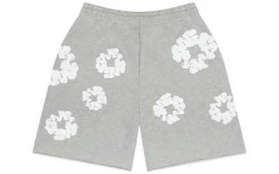 Denim Tears The Cotton Wreath Shorts Grey