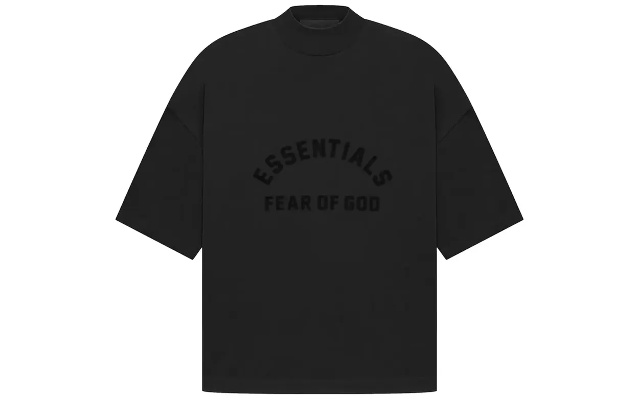 Fear of God Essentials Arch Logo Tee Jet Black
