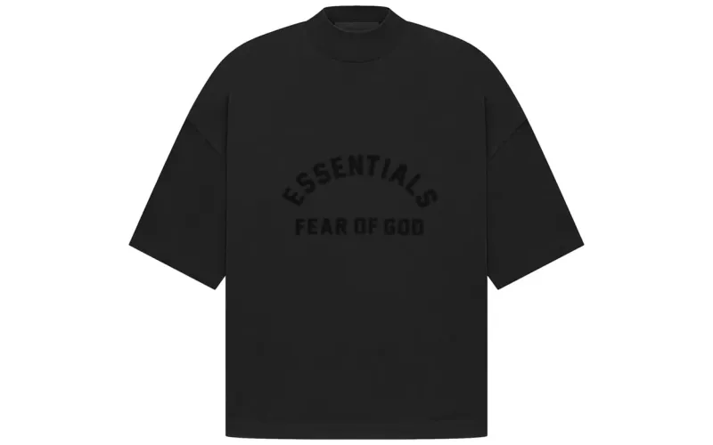 Fear of God Essentials Arch Logo Tee Jet Black