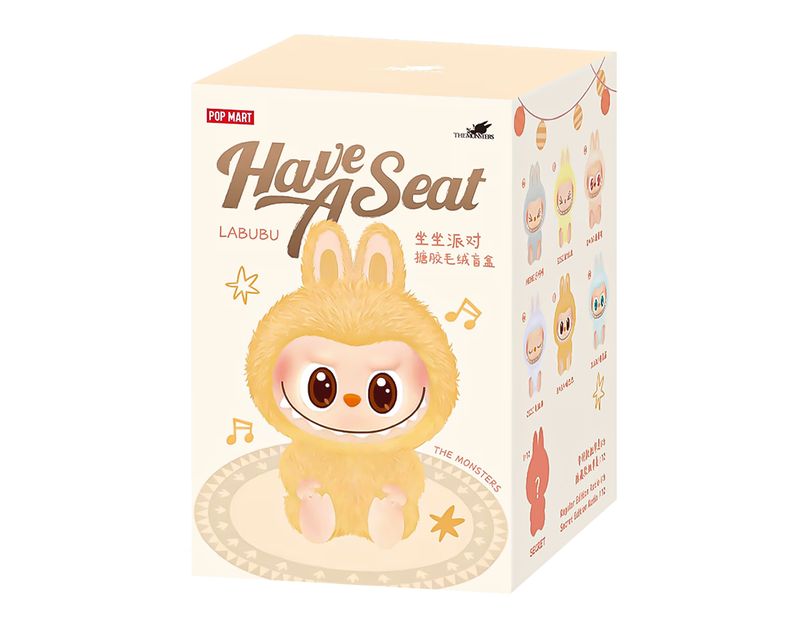 Pop Mart Labubu The Monsters Have a Seat Vinyl Plush Sealed Case