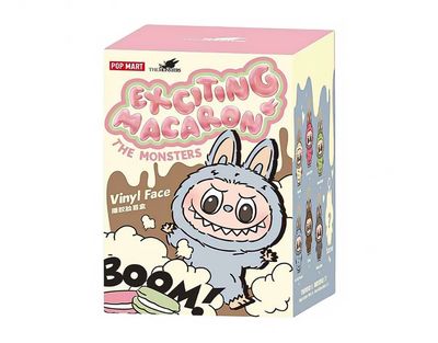 Pop Mart Labubu The Monsters Tasty Macarons Vinyl Face Sealed Case