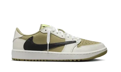 Air Jordan 1 Retro Low Golf Travis Scott Neutral Olive