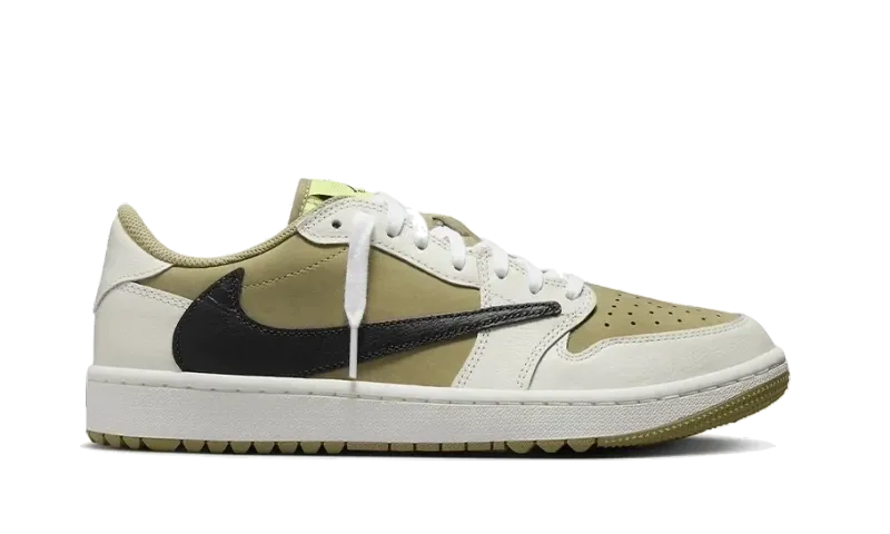 Air Jordan 1 Retro Low Golf Travis Scott Neutral Olive