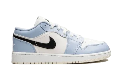 Jordan 1 Low Ice Blue Black (GS)