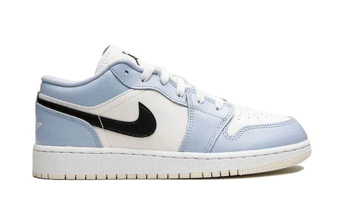 Jordan 1 Low Ice Blue Black (GS)