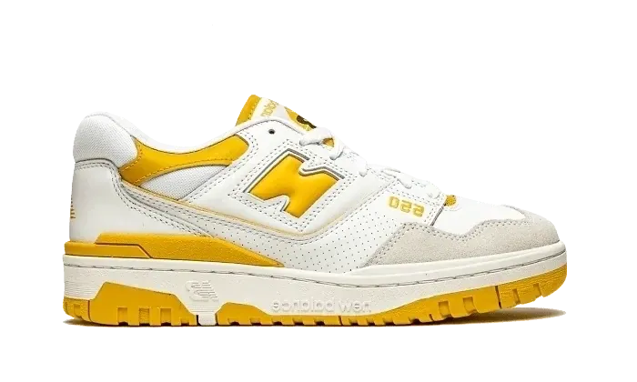 New Balance 550 Sea Salt Varsity Gold