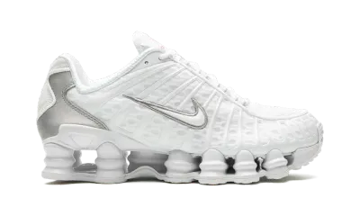 Nike Shox TL White Metallic Silver Max Orange (W)