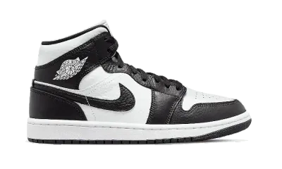 Nike Air Jordan 1 Mid Split Black White Homage (W)