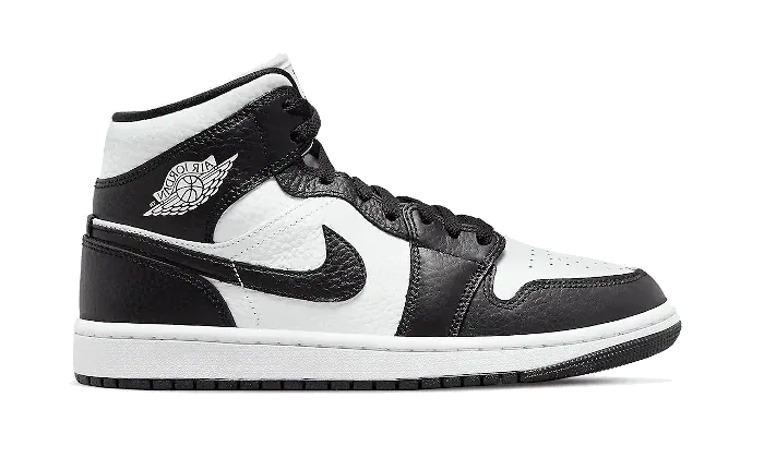 Nike Air Jordan 1 Mid Split Black White Homage (W)