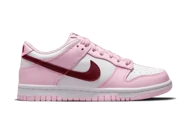 Nike Dunk Low Pink Foam Red White (GS)