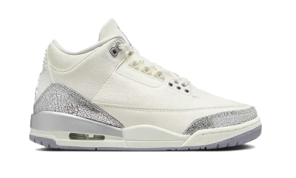 Air Jordan 3 Retro Sail Cement Grey (W)