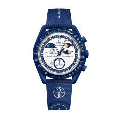 Swatch x Omega Bioceramic Moonswatch Mission To Earthphase Moonshine Gold