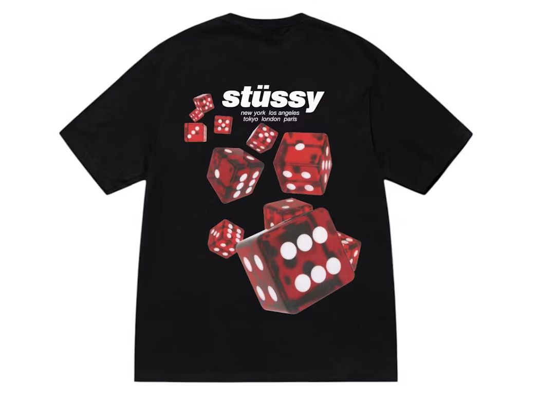 Stussy Rollers Tee Black