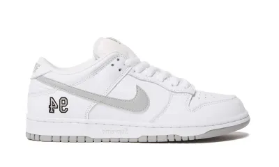 Nike SB Dunk Low Supreme 94 White Metallic Silver