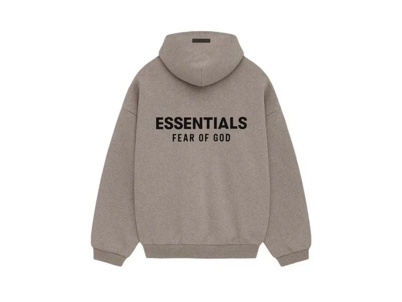 Fear of God Essentials Fleece Hoodie Heather Gray (FW24)