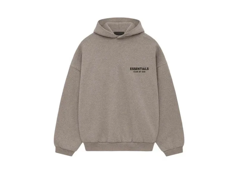 Fear of God Essentials Fleece Hoodie Heather Gray (FW24)