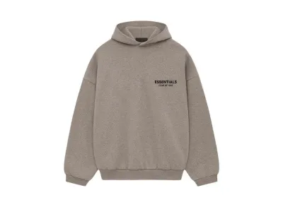 Fear of God Essentials Fleece Hoodie Heather Gray (FW24)