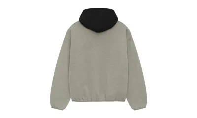 Fear of God Essentials NBA Hoodie Warm Heather Black