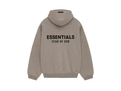 Fear of God Essentials Fleece Hoodie Heather Gray (FW24)