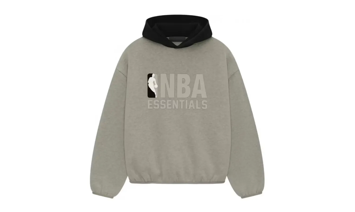 Fear of God Essentials NBA Hoodie Warm Heather Black