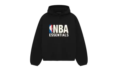 Fear of God Essentials NBA Hoodie Black