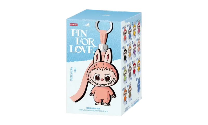 Pop Mart Labubu The Monsters Pin for Love Series Vinyl Plush Pendant (N-Z)
