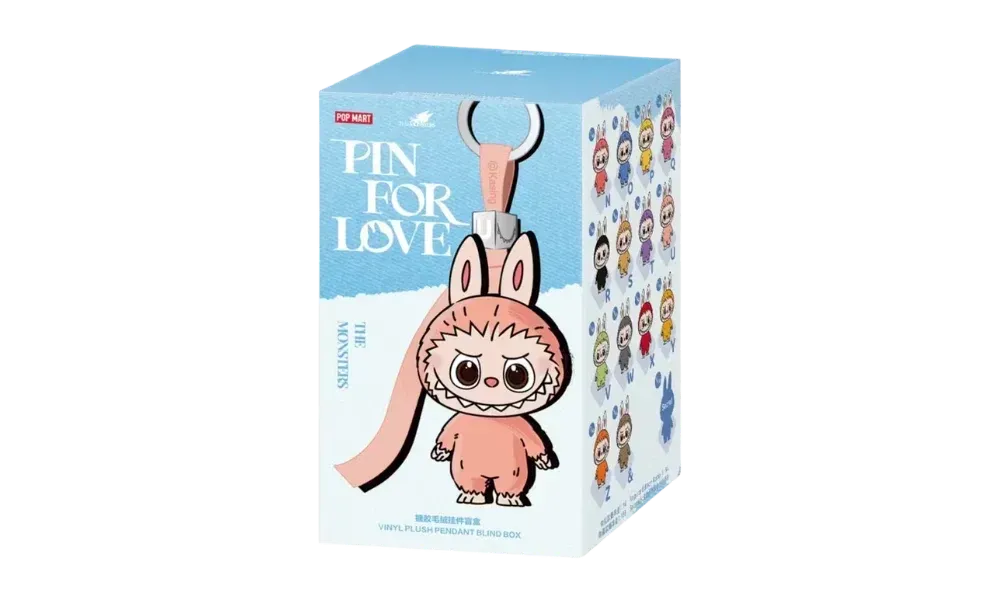 Pop Mart Labubu The Monsters Pin for Love Series Vinyl Plush Pendant (N-Z)