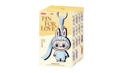 Pop Mart Labubu The Monsters Pin for Love Series Vinyl Plush Pendant (A-M) 1 Single Blind Box