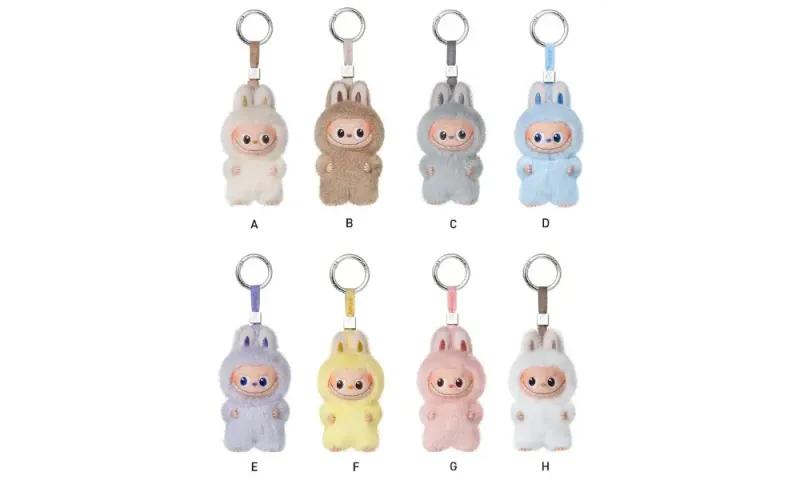 Pop Mart Labubu The Monsters Pin for Love Series Vinyl Plush Pendant (A-M) 1 Single Blind Box