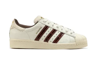 Adidas Superstar Wales Bonner White Brown Croc
