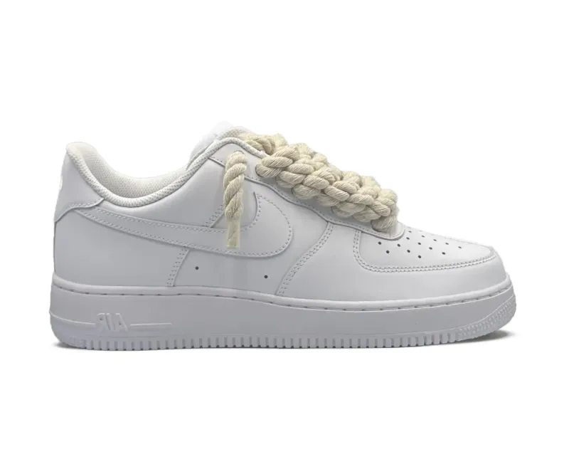 Nike Air Force 1 Low White Rope Laces