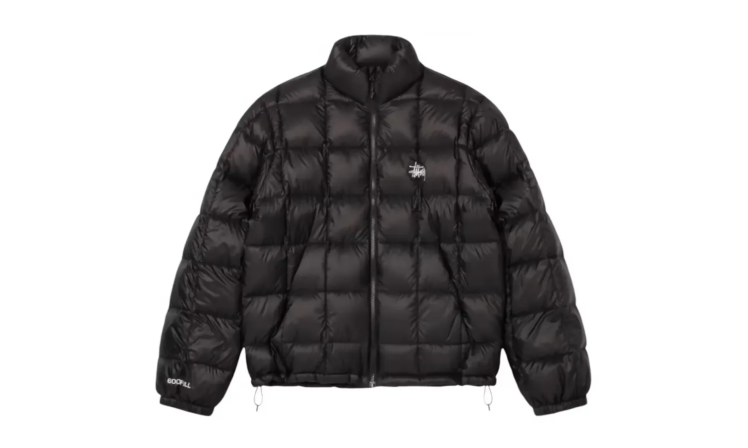 Stussy Midweight Puffer Jacket Black Classic Fit