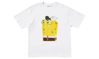 Uniqlo x CPFM Spongebob Squarepants UT Graphic Tee White