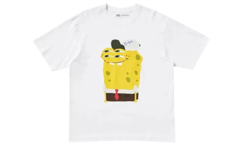 Uniqlo x CPFM Spongebob Squarepants UT Graphic Tee White