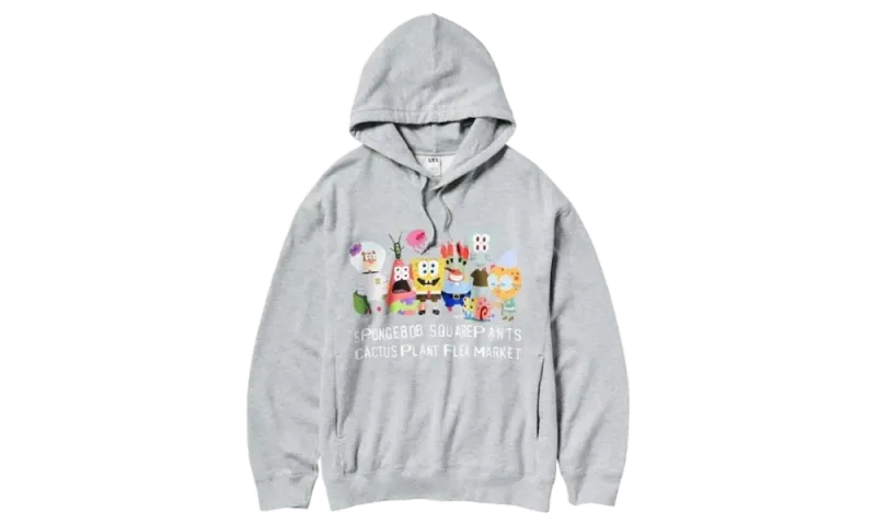 Uniqlo x CPFM Spongebob Squarepants Hoodie Gray