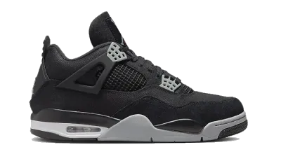 Nike Jordan 4 Black Canvas