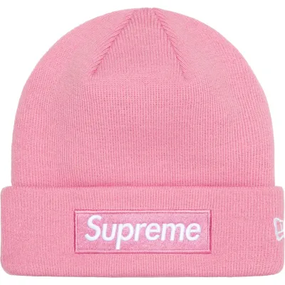 Supreme New Era Box Logo Beanie Pink (FW24) Supreme New Era Box Logo Beanie Pink (FW24)