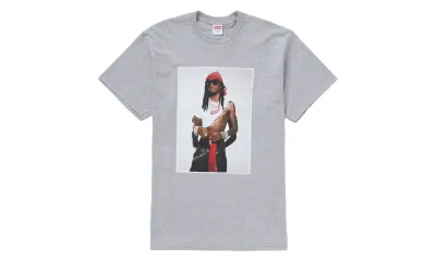Supreme Playboi Carti Tee Heather Grey