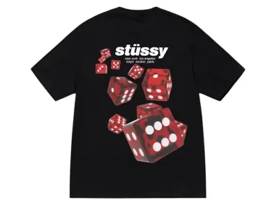 Stussy Rollers Tee Black