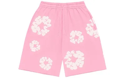 Denim Tears The Cotton Wreath Shorts Pink