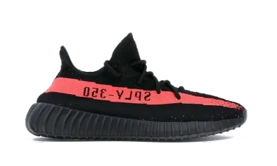 adidas Yeezy Boost 350 V2 Red Stripe Core Black Red