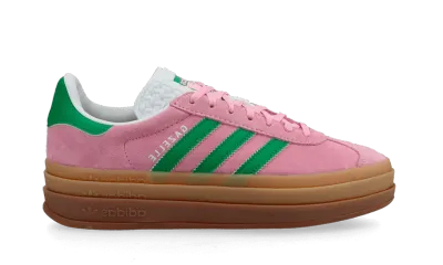 Adidas Gazelle Bold True Pink Green Cloud White Adidas Gazelle Bold True Pink Green Cloud White