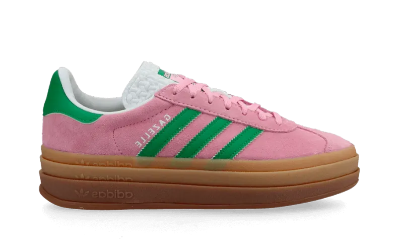 Adidas Gazelle Bold True Pink Green Cloud White