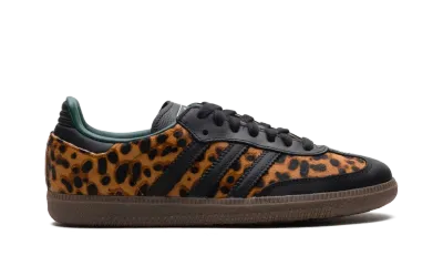 Adidas Samba OG Black Green Leopard (W)